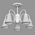  ОМ Eurosvet Dana Ceiling Chandelier 3D model small image 2