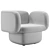 Italian Design VENTO Chair 3D model small image 3
