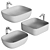 GID LUXE LINE Washbasins Set 3D model small image 3