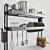 Modular Dish Drying Rack Kit 3D model small image 2