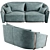Etra Luxurious Modern Sofa 2015 3D model small image 2