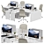  IKEA - Office Workplace 25 Set 3D model small image 2