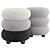 Eichholtz Tulum Stool Array 3D model small image 1