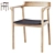 New York Chair in Oak 3D model small image 1