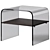 Sleek Modern Coffee Table Set 3D model small image 2