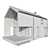 Modern Country House Edit Poly 3D model small image 4