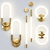 Radiant Wall Lamps - Various Sizes 3D model small image 2