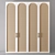 Modern White Wardrobe 3D model small image 1