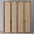 Modern White Wardrobe 3D model small image 2