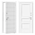 Bravo 8 Metal Entry Door 3D model small image 2
