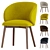 Connubia Tuka Upholstered Dining Chair 3D model small image 5