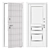 Bravo 10 Metal Entry Door 3D model small image 2