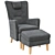 Ergonomic Omtänksam Armchair: Comfort & Style 3D model small image 1
