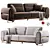Luxury Rolex Sofa Set 3D 3D model small image 1