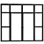 Panoramic Glass Windows with Door 3D model small image 3
