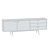 Contemporary Walnut Birch Wood Sideboard 3D model small image 2