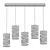 Luxury Linear Suspension Light Fixture 3D model small image 2