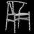 Carl Hansen CH24 Wishbone Chair 3D model small image 5