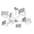 Freya BRIANNE Chandelier 80cm Diameter 3D model small image 1