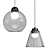 Modern LED Pendant Light Duo 3D model small image 1