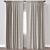 High-Quality 3D Curtain Model 3D model small image 1