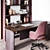 Modern Office Set by Baxter 3D model small image 2