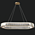 Crystal Loop LED Rail Luminaire 3D model small image 1