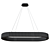 Crystal Loop LED Rail Luminaire 3D model small image 2