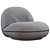 Gubi Pacha Armchair 3D Model 3D model small image 7