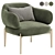 Elegant Mareli Armchair  Comfortable Beauty 3D model small image 2