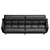 Vegan Leather Furniture Set 3D model small image 3