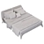 Modern Italian Design Bed 3Ds 3D model small image 5
