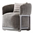 Frida Flexform Armchair 3D Model 3D model small image 4