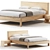 Hoyne Oak King Bed 2017 3D model small image 1