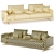 Flexform Campiello Sofa: 2 Colors 3D model small image 4