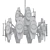Stunning Sciolari Chandelier 3D model small image 2