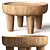 Suar Tao Teak Coffee Table 3D model small image 1