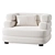 Elegant Malaga Chair Accents Any Space 3D model small image 1