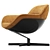 Modern Auckland Armchair, Fabric Design 3D model small image 2