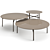 Modern Minotti Lelong Coffee Set 3D model small image 4