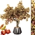 Autumn Pomegranate Tree Scene 3D model small image 1