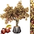 Autumn Pomegranate Tree Scene 3D model small image 8