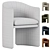 Contemporary Dining Chair Scandinavian Design 3D model small image 6