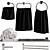 Wasserkraft Chrome Bath Accessories 3D model small image 2