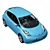 Electric Car Nissan Leaf 2011 3D model small image 3