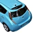 Electric Car Nissan Leaf 2011 3D model small image 6