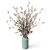 Elegant Floral Arrangement Sculpture 3D model small image 3