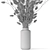 Elegant Floral Arrangement Sculpture 3D model small image 5