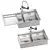 Versatile BLANCO DIVON Sink Set 3D model small image 4