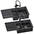 Versatile BLANCO DIVON Sink Set 3D model small image 5
